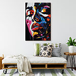 Tableaux Peinture d'un visage de femme