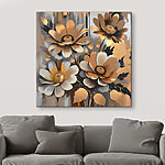 Tableaux Peinture de fleurs sur un mur