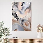 Tableaux Rêves tourbillonnants dans des tons crémeux