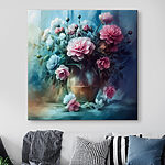 Tableaux Peinture de fleurs dans un vase