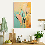 Tableaux Peinture de feuilles et de tiges