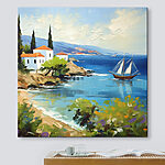 Tableaux Peinture d'un bateau sur l'eau