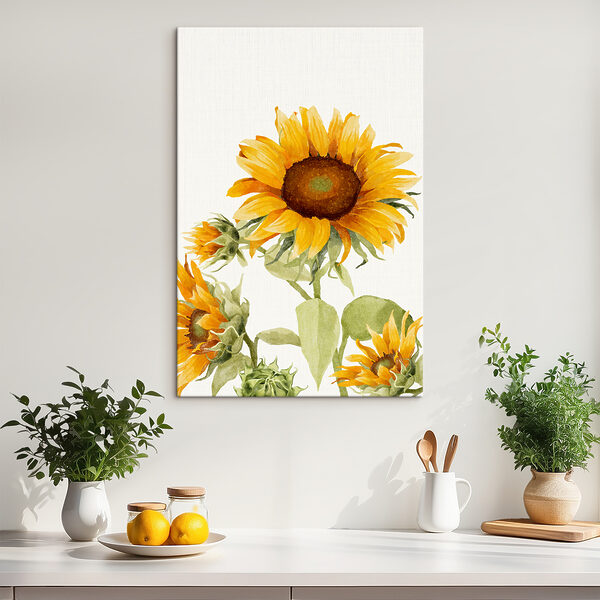 Les fleurs ensoleillées illuminent la journée Tableaux Les fleurs ensoleillées illuminent la journée