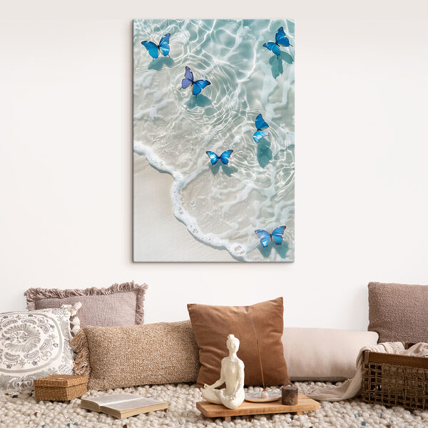 Papillons sur l'eau Tableaux Papillons sur l'eau