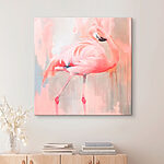 Tableaux Flamant rose à longues pattes