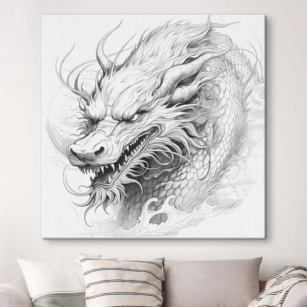 Dessin d'un dragon Tableaux Dessin d'un dragon