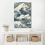 Tableaux Les vagues dansent dans une harmonie tourbillonnante