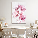 Tableaux Groupe de fleurs roses