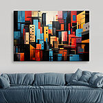 Tableaux Peinture d'une ville