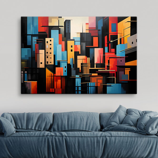 Peinture d'une ville Tableaux Peinture d'une ville