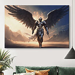 Tableaux Personne en armure avec des ailes