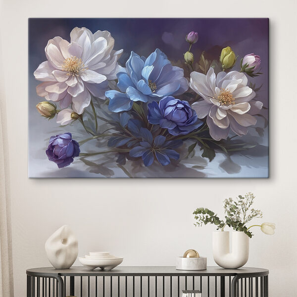 Peinture de fleurs sur une table Tableaux Peinture de fleurs sur une table