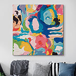 Tableaux Peinture colorée de fleurs