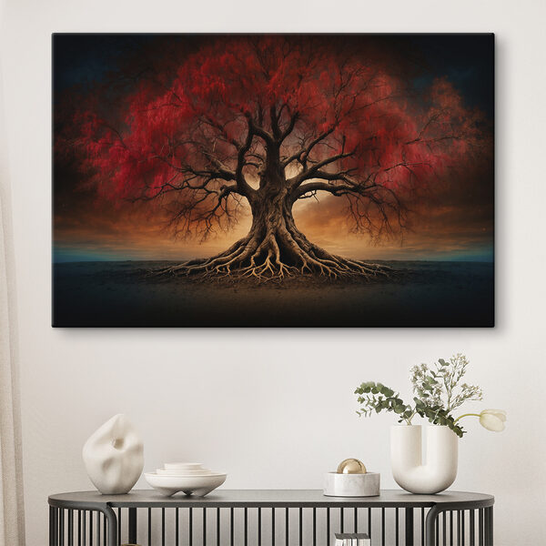 Arbre à feuilles rouges Tableaux Arbre à feuilles rouges