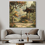 Tableaux Chapiteau dans un jardin