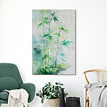 Tableaux Peinture de tiges de bambou