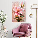Tableaux Peinture d'une fleur rose