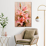 Tableaux Peinture de fleurs roses