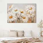 Tableaux Peinture de fleurs blanches