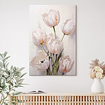Tableaux Peinture de tulipes blanches