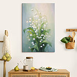 Tableaux Peinture d'un bouquet de fleurs blanches