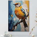 Tableaux Oiseau assis sur une branche