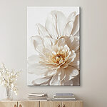 Tableaux Beauté florale crème, légère et aérienne