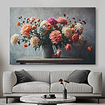 Tableaux Vase de fleurs sur une table