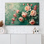 Tableaux Peinture de fleurs roses