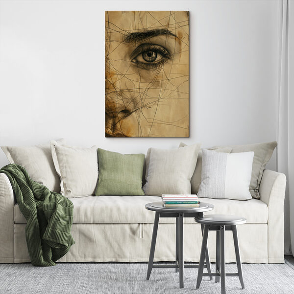 Dessin d'un œil de femme Tableaux Dessin d'un œil de femme