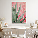 Tableaux Feuilles d'agave aux teintes artistiques