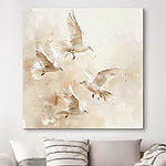 Tableaux Groupe d'oiseaux blancs en vol