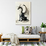 Tableaux Dessin d'un dragon