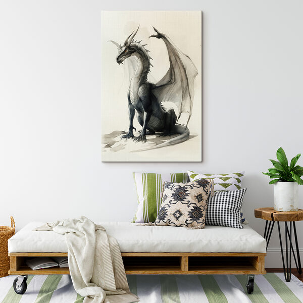 Dessin d'un dragon Tableaux Dessin d'un dragon