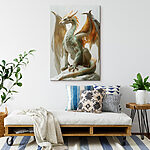 Tableaux Statue de dragon