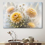 Tableaux Groupe de fleurs jaunes