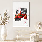 Tableaux Groupe de fraises sur une table