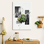 Tableaux Artichauts sur une table à fond vert