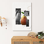 Tableaux Poire avec gouttes d'eau