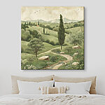 Tableaux Paysage avec des arbres et une route