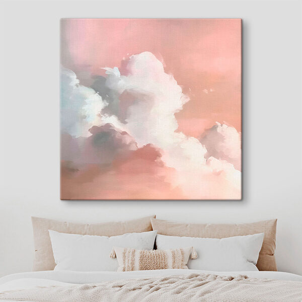 Ciel rose avec nuages Tableaux Ciel rose avec nuages