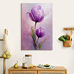Tableaux Peinture de fleurs violettes
