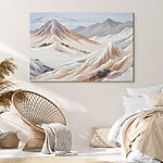 Tableaux Paysage de désert avec montagnes et arbres
