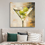 Tableaux Verre à martini avec des citrons verts