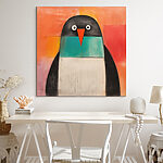 Tableaux Peinture d'un pingouin