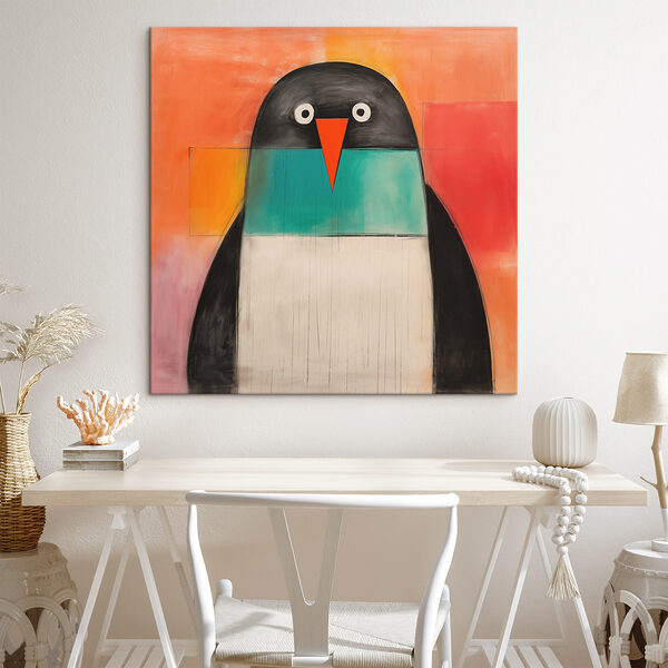 Peinture d'un pingouin Tableaux Peinture d'un pingouin