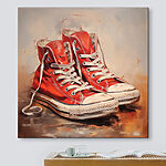 Tableaux Paire de baskets rouges