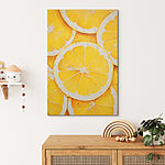 Tableaux Groupe de citrons avec gouttes d'eau