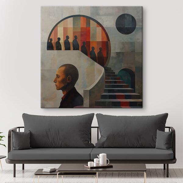 Peinture d'un homme sur un mur Tableaux Peinture d'un homme sur un mur