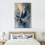 Tableaux Nuances de bleu et de crème